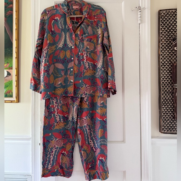 Powder Pajamas Set Colorful Animal Print Pajama Set - Picture 11 of 16